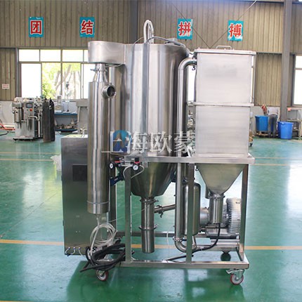 小型的壓力式噴霧干燥機設計緊湊，無需附屬設備